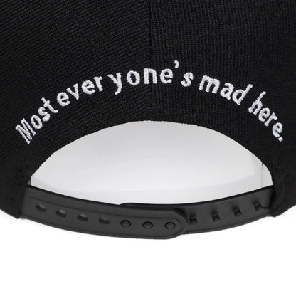 Cartoon Cat Embroidered Hip Hop Snapback Cap