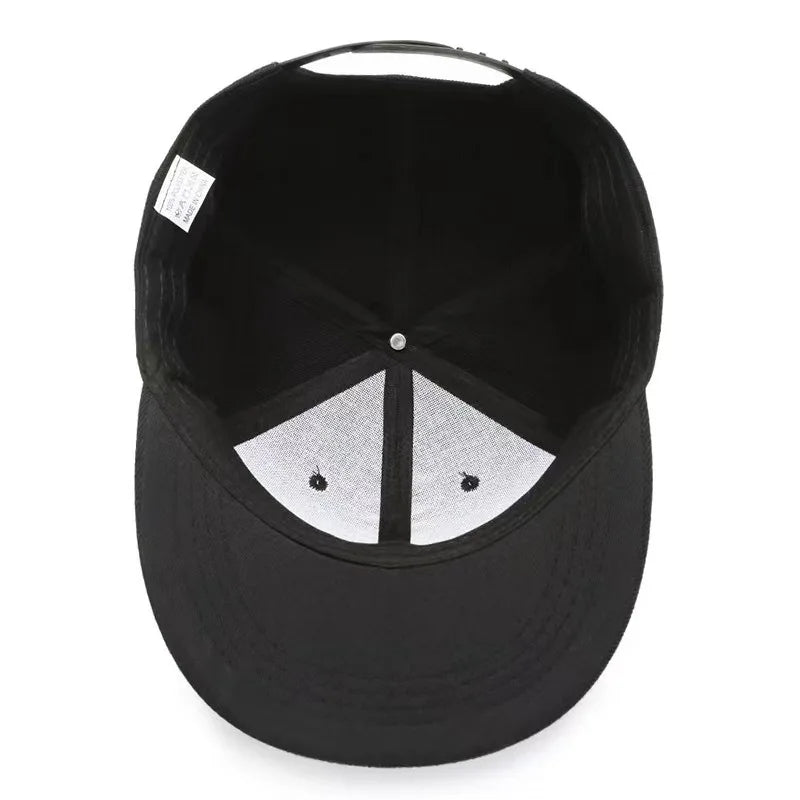 Adjustable Letter Embroidered Unisex Hip-Hop Snapback Cap