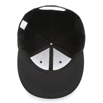 Adjustable Letter Embroidered Unisex Hip-Hop Snapback Cap