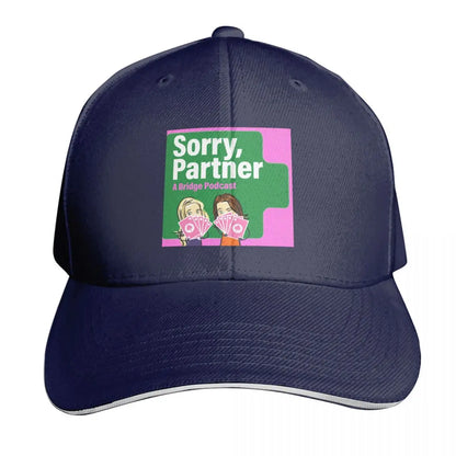 Sorry Partner Vintage Embroidered Baseball Cap