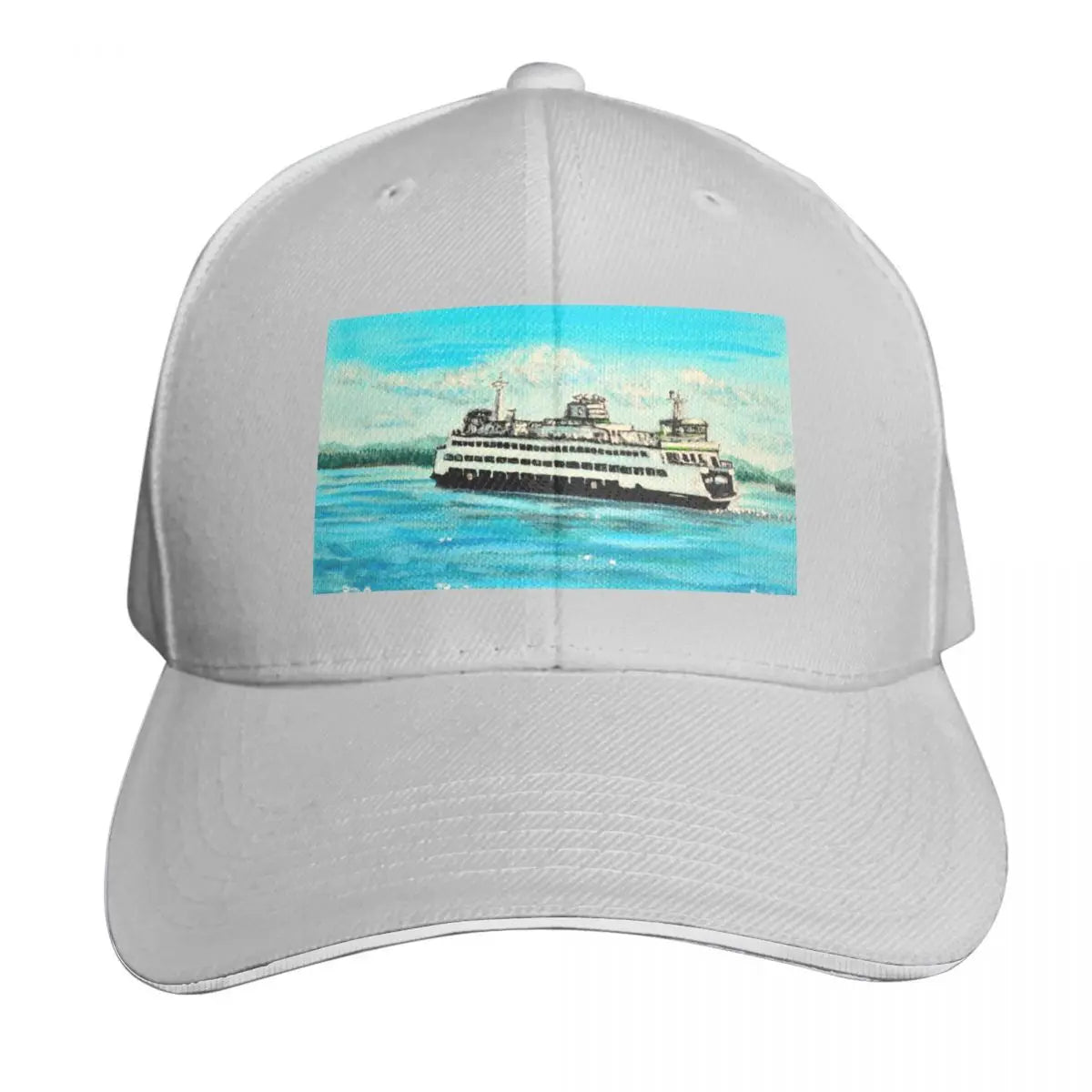 Ferry Painting Breathable Mesh Back Baseball Cap