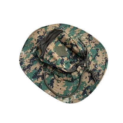 Breathable Round Brim Outdoor Sun Protection Bucket Hat