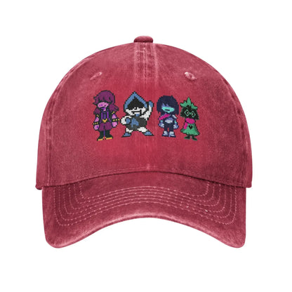 DELTARUNE Susie Lancer Graphic Adjustable Baseball Cap