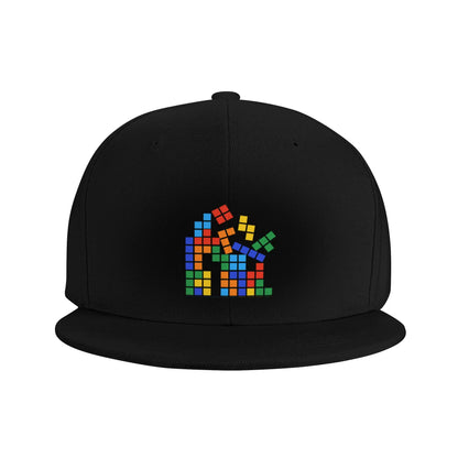 Brick Game Falling Blocks Snapback Cap