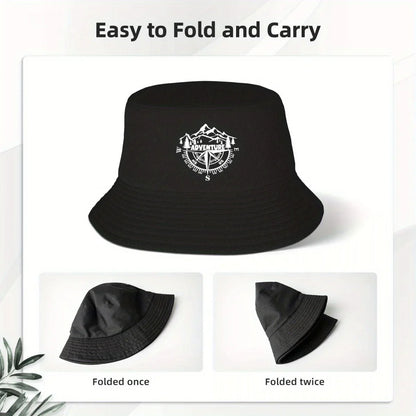 Mountain Adventure Compass Outdoor Bucket Hat