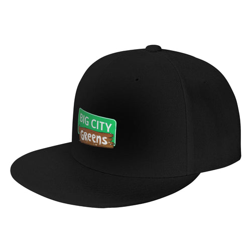 Big City Greens Show Flat Brim Golf Snapback Cap