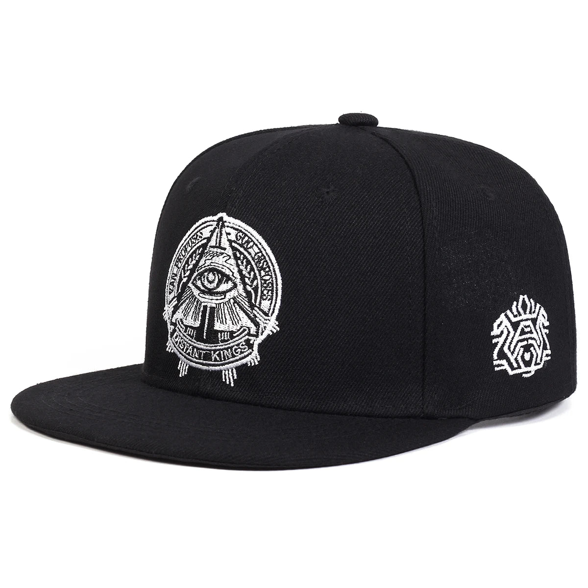 Eye 3D Embroidered Hip Hop Snapback Cap