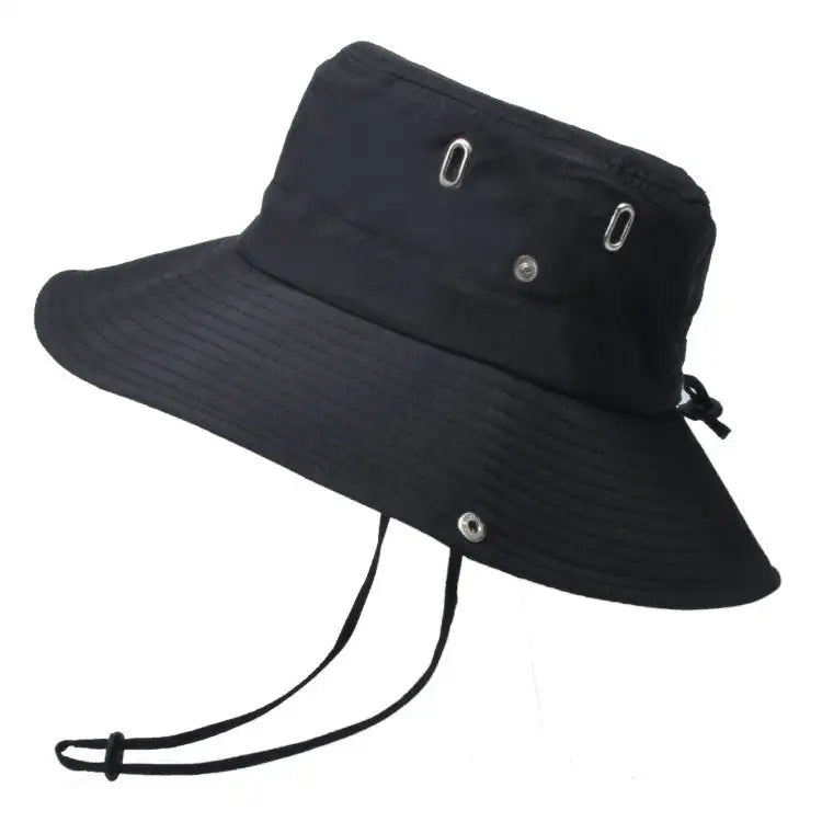 Breathable Wide Brim Outdoor Fishing Bucket Hat