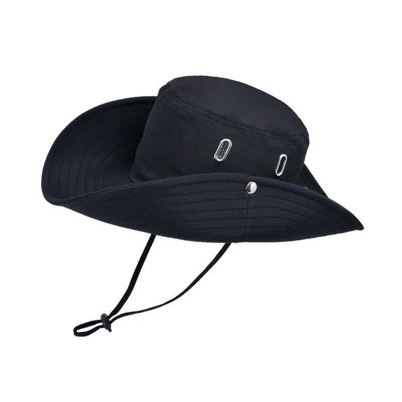 Breathable Wide Brim UV Protection Fishing Bucket Hat