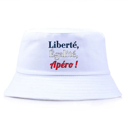 Liberté Égalité Apéro Reversible Bucket Hat Unisex