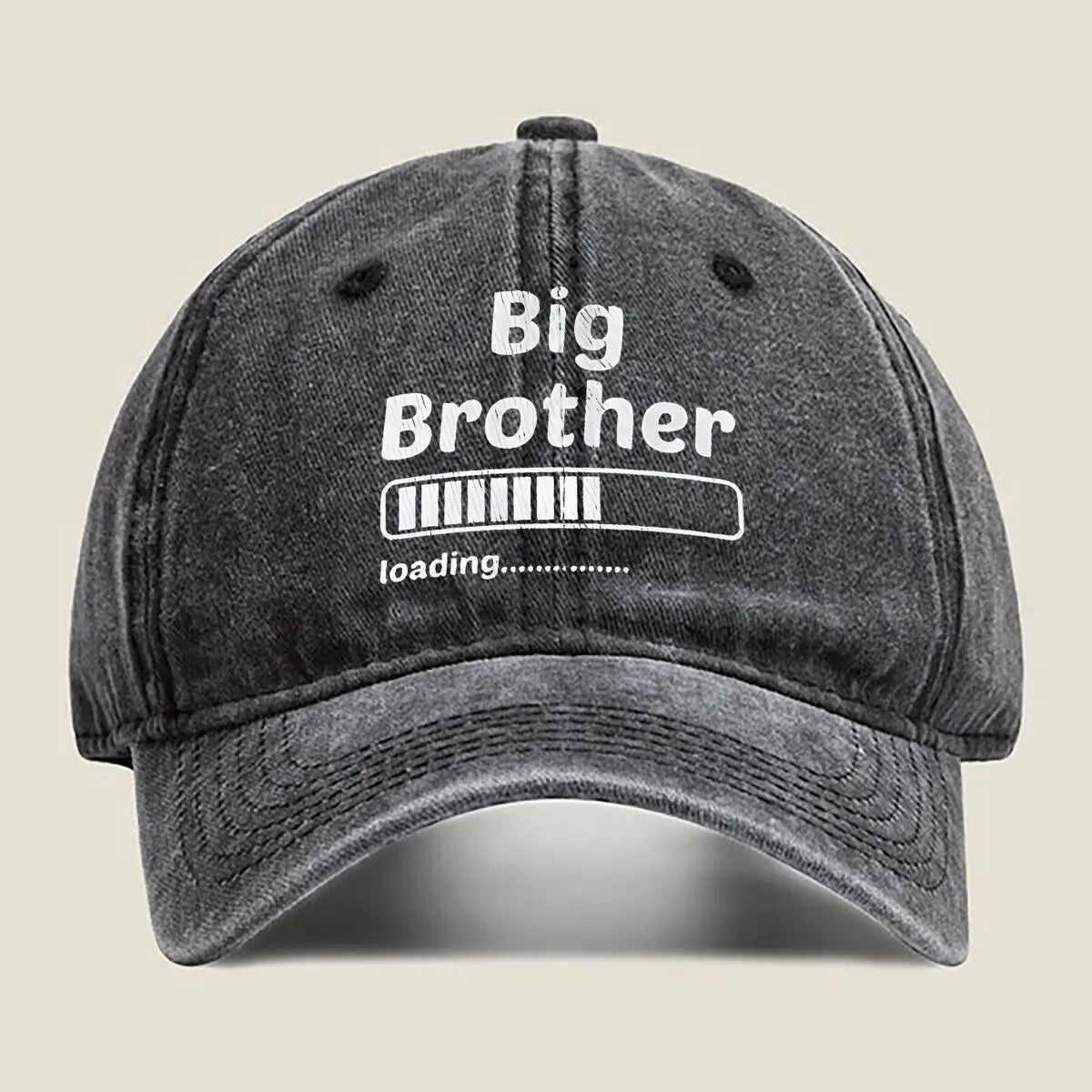 Big Brother Loading Fashion Washed Baseball Cap Hat Outdoor Activities