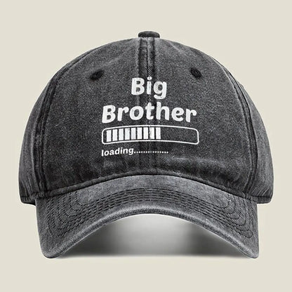 Big Brother Loading Fashion Washed Baseball Cap Hat Outdoor Activities