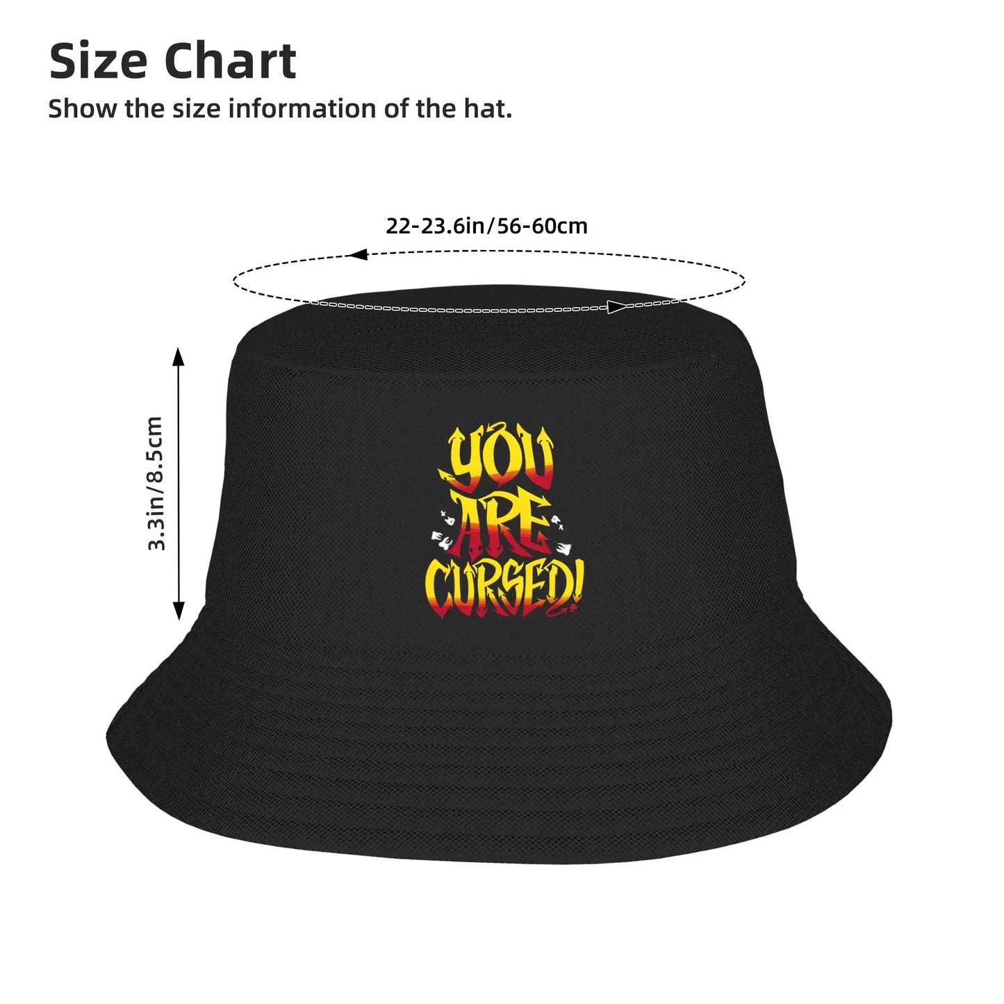 Danhausens Cursed Bucket Hat For Unisex Fisherman
