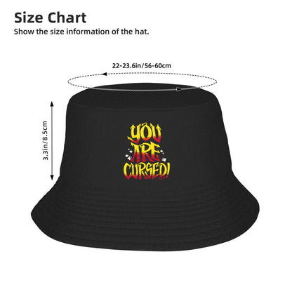 Danhausens Cursed Bucket Hat For Unisex Fisherman