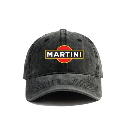 Martini Racing Baseball Caps Distressed Hats Cap Men Women