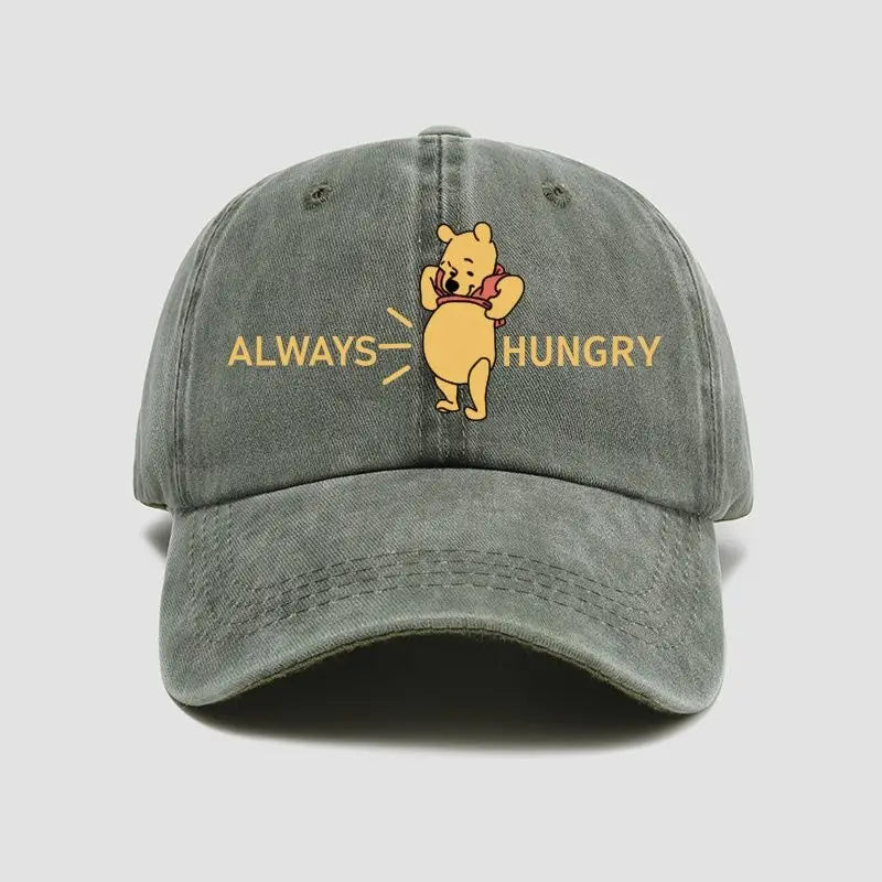 Cute Pooh Bear Adjustable Baseball Cap