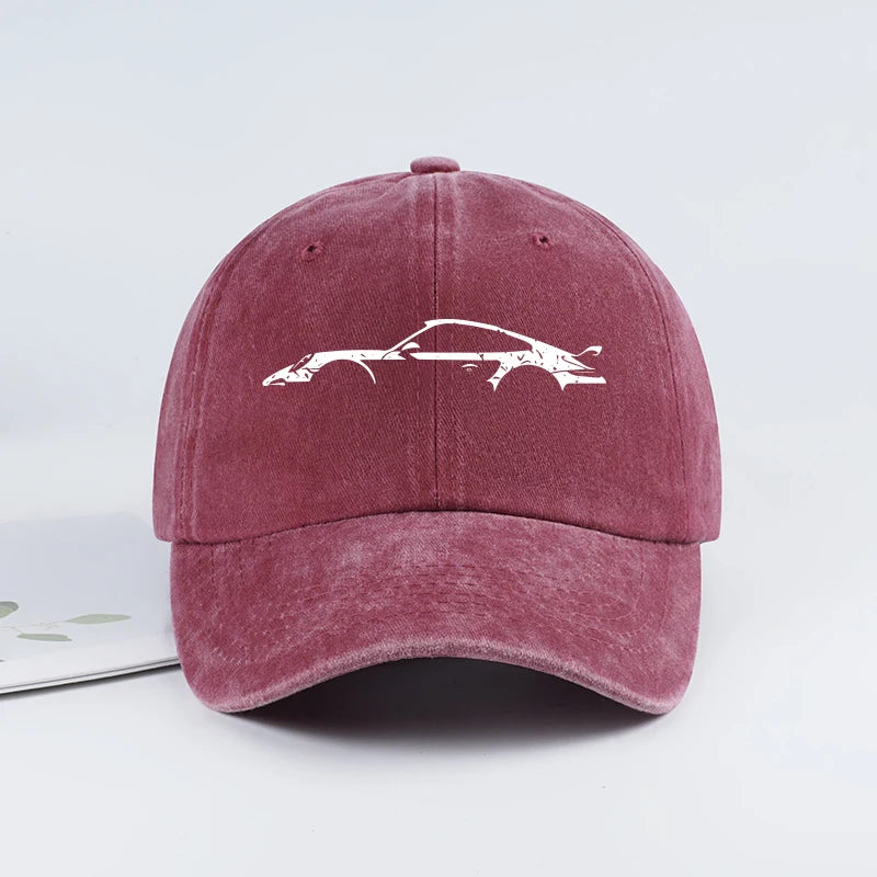 Retro Sports Car Baseball Cap