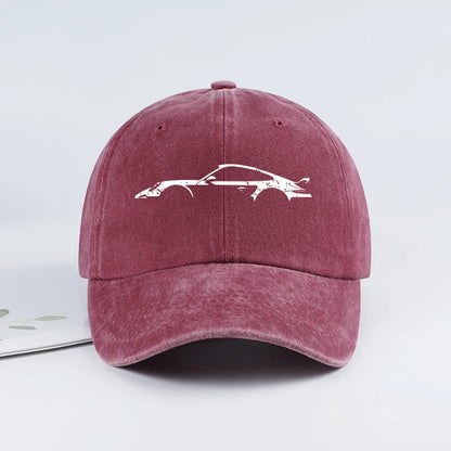 Retro Sports Car Baseball Cap