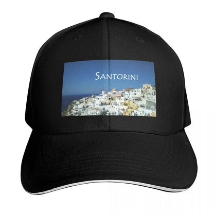 Santorini World's Best Places Baseball Cap