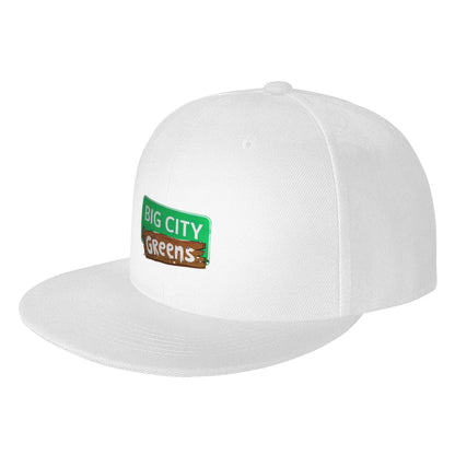 Big City Greens Show Flat Brim Golf Snapback Cap