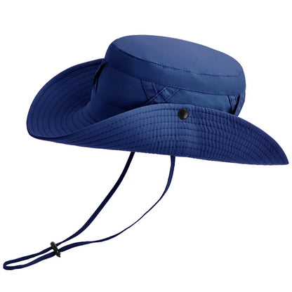 Adjustable Breathable Wide Brim Outdoor Bucket Hat