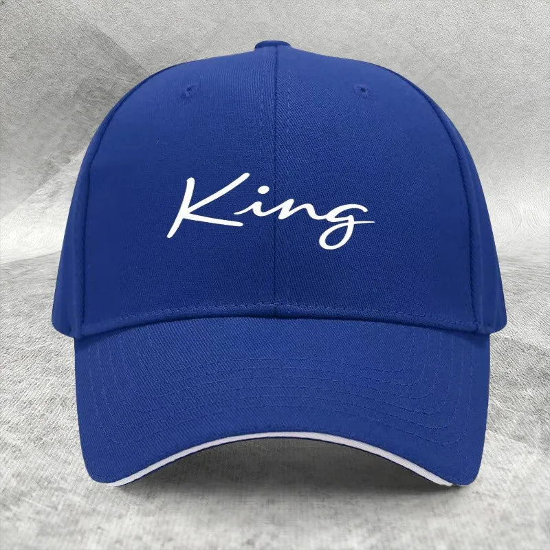 King Script Cotton Baseball Cap