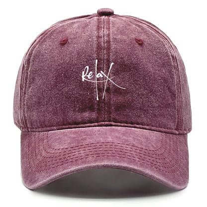 Relax Print Mesh Baseball Cap