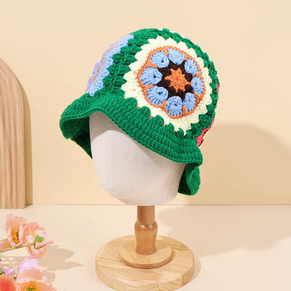 Rainbow Flower Mandala Bucket Hat