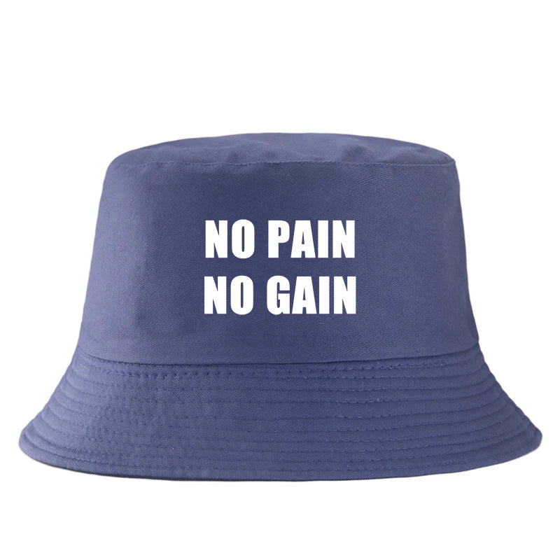 No Pain No Gain Sports Gym Bucket Hat