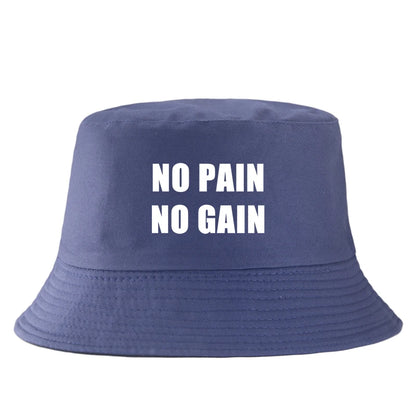 No Pain No Gain Sports Gym Bucket Hat