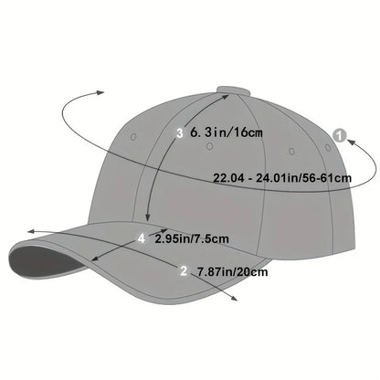 Fashion S Letter Embroidered Cotton Snapback Baseball Cap