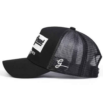 Unisex Since 1973 Letter Embroidery Baseball Net Caps Adjustable
