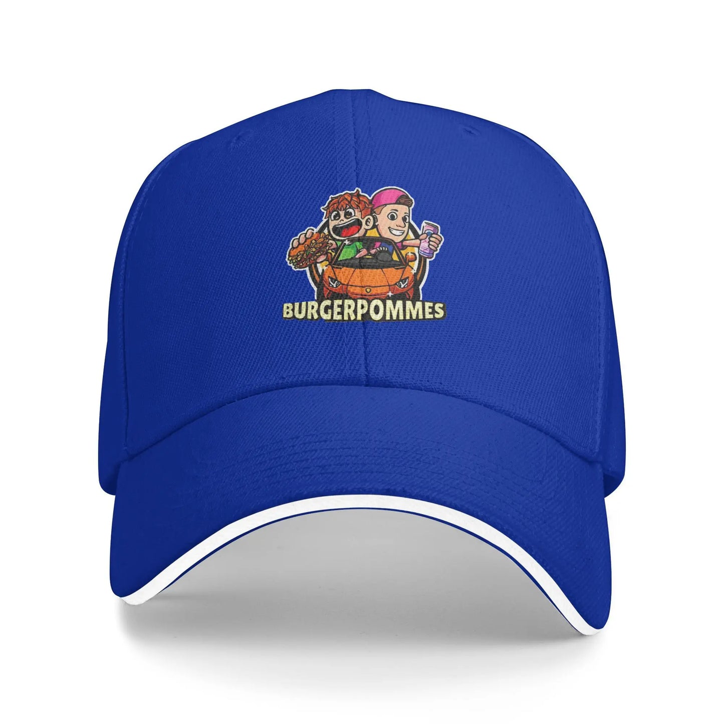 Burgerpommes Vintage Hip Hop Baseball Cap
