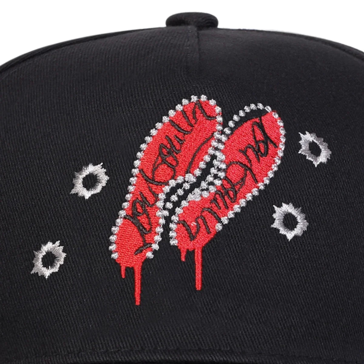 Unisex Embroidered Footprint Baseball Cap