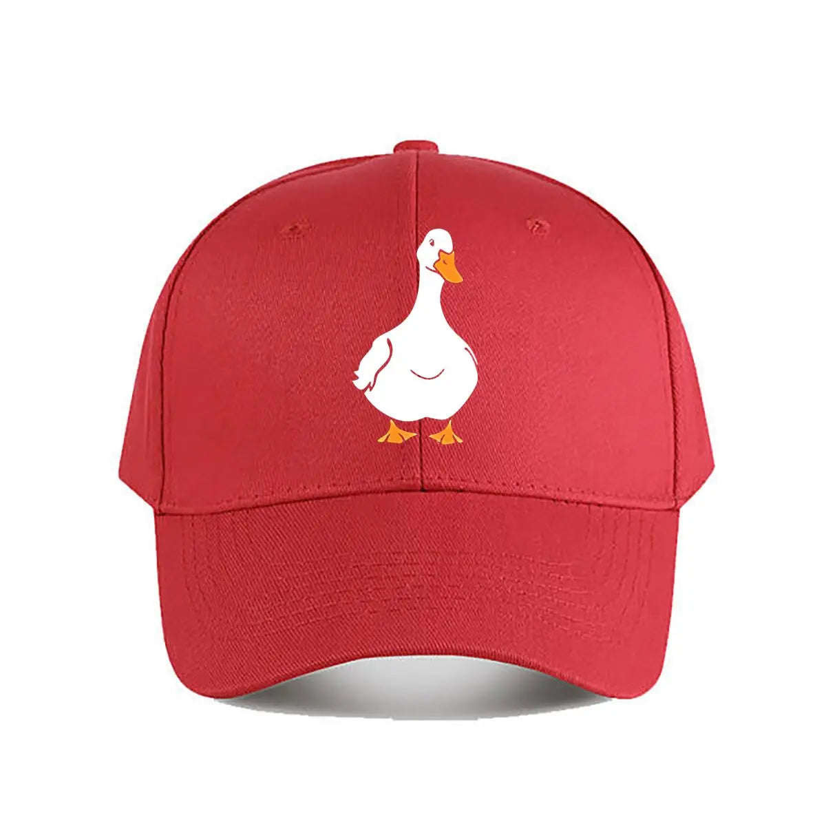Cute Cartoon Duck Vinyl Sticker Baseball Cap