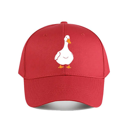 Cute Cartoon Duck Vinyl Sticker Baseball Cap