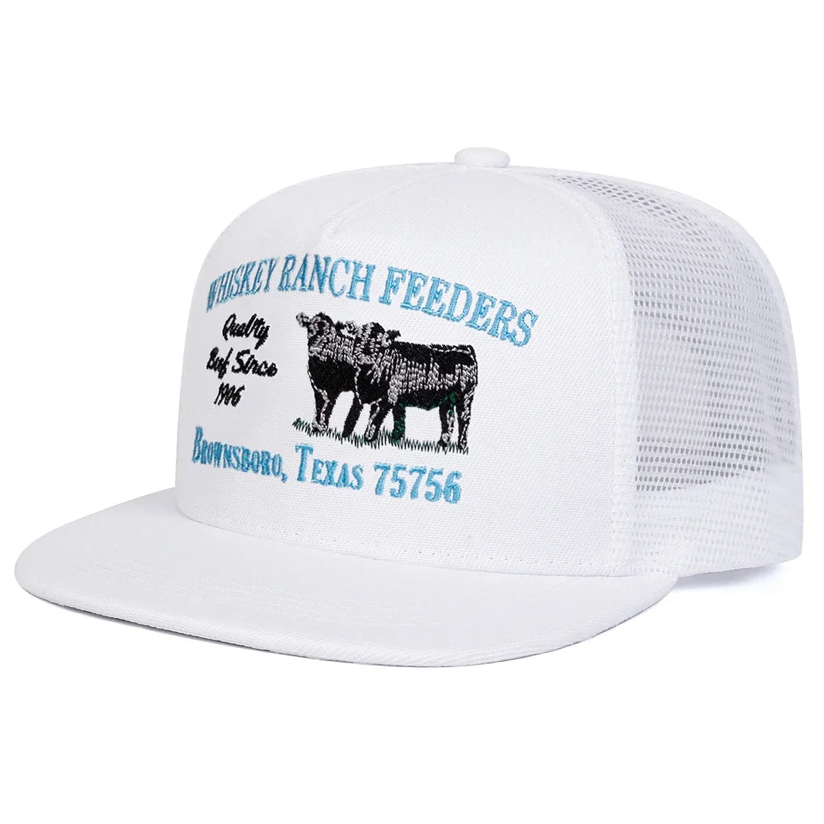 WHISKEY RANCH FEEDERS Embroidery Outdoor Snapback Cap
