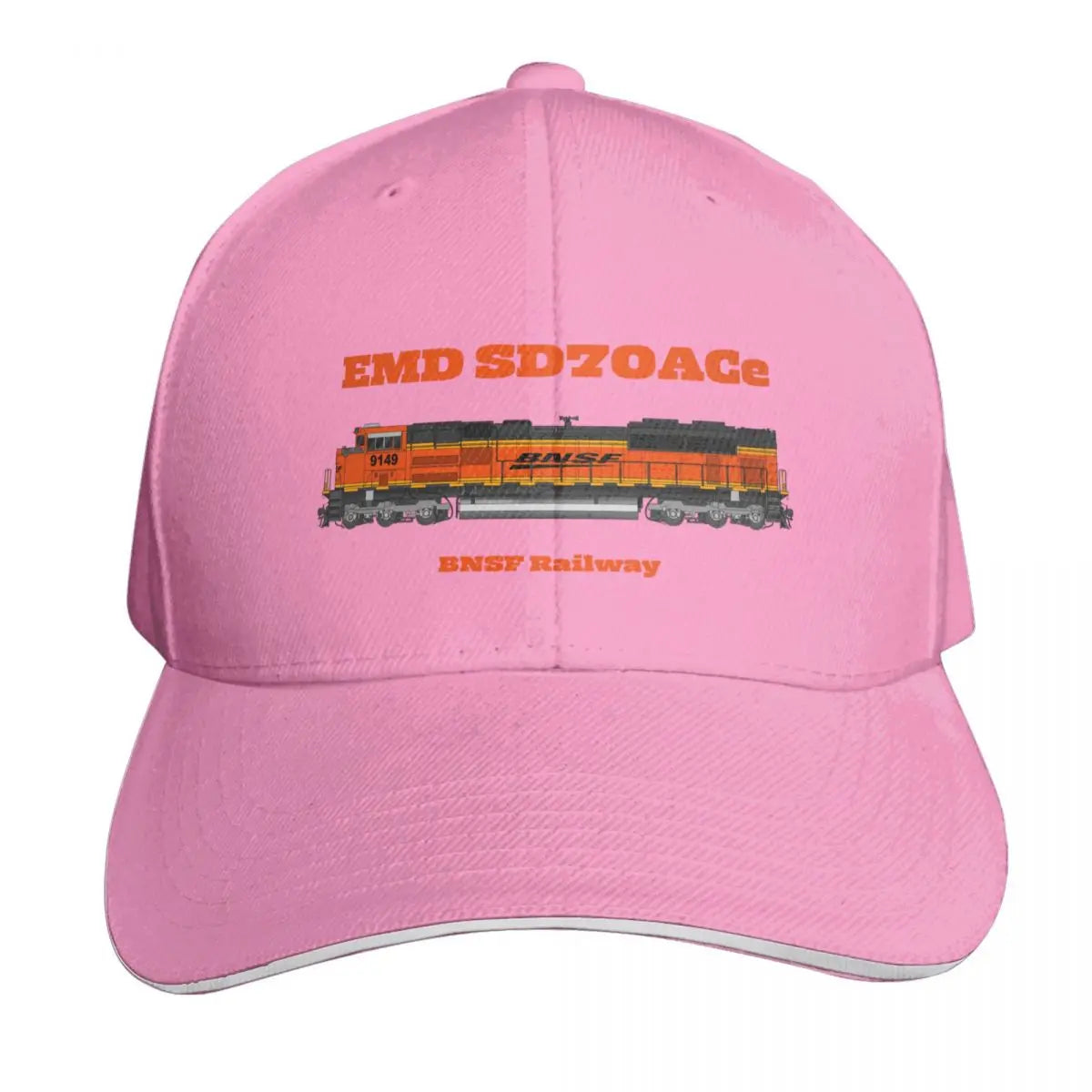 BNSF EMD SD70ACe Drawings Cotton Twill Baseball Cap