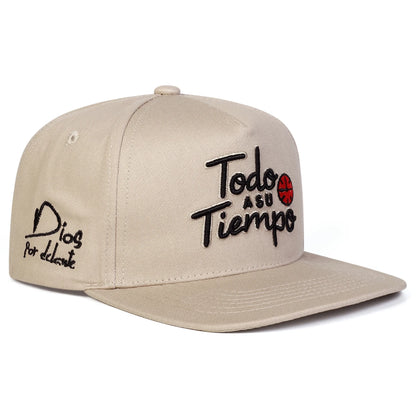 TODO A SU TIEMPO Embroidery Casual Snapback Cap