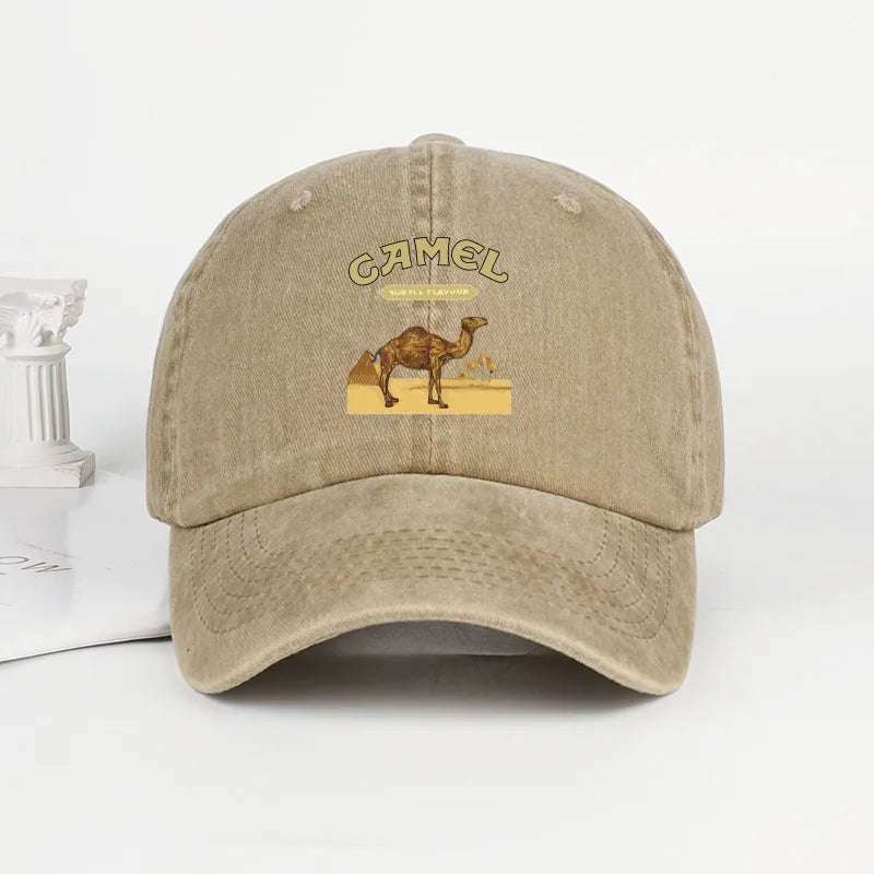 Camel Print Classic Vintage Baseball Cap