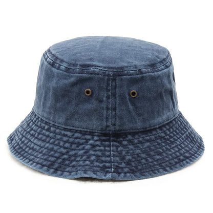 Vintage Washed Denim Bucket Hat