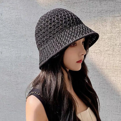 Hollow Out Breathable Summer Bucket Hat