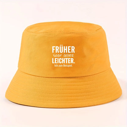 German Quote All-Season Bucket Hat
