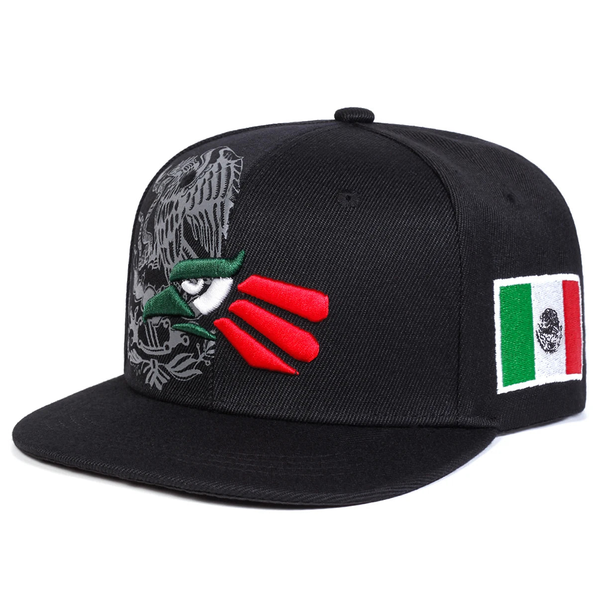 Eagle Embroidered Hip Hop Snapback Cap