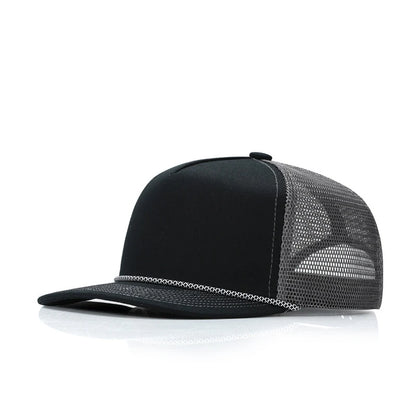 Custom Logo Breathable Mesh Trucker Snapback Cap