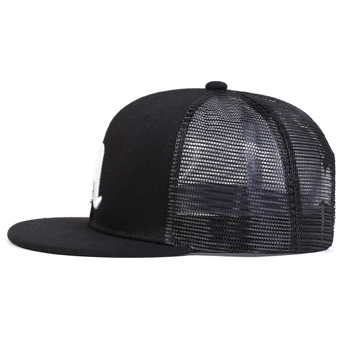 Gothic LA Embroidered Mesh Snapback Cap