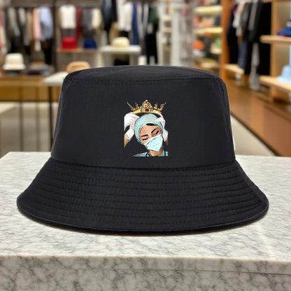 Doctor Golden Crown Art Bucket Hat