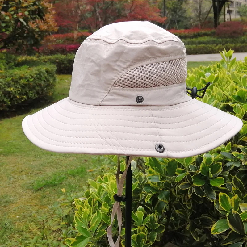 Kids Quick-Dry Mesh Breathable UV Protection Bucket Hat