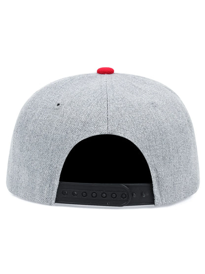 Fastball Clock Embroidered Cotton Unisex Snapback Cap