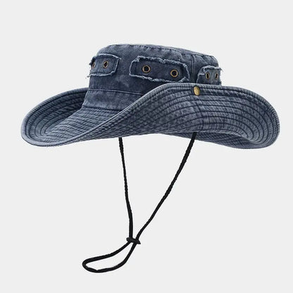 Four Seasons Cotton Solid Bucket Hat